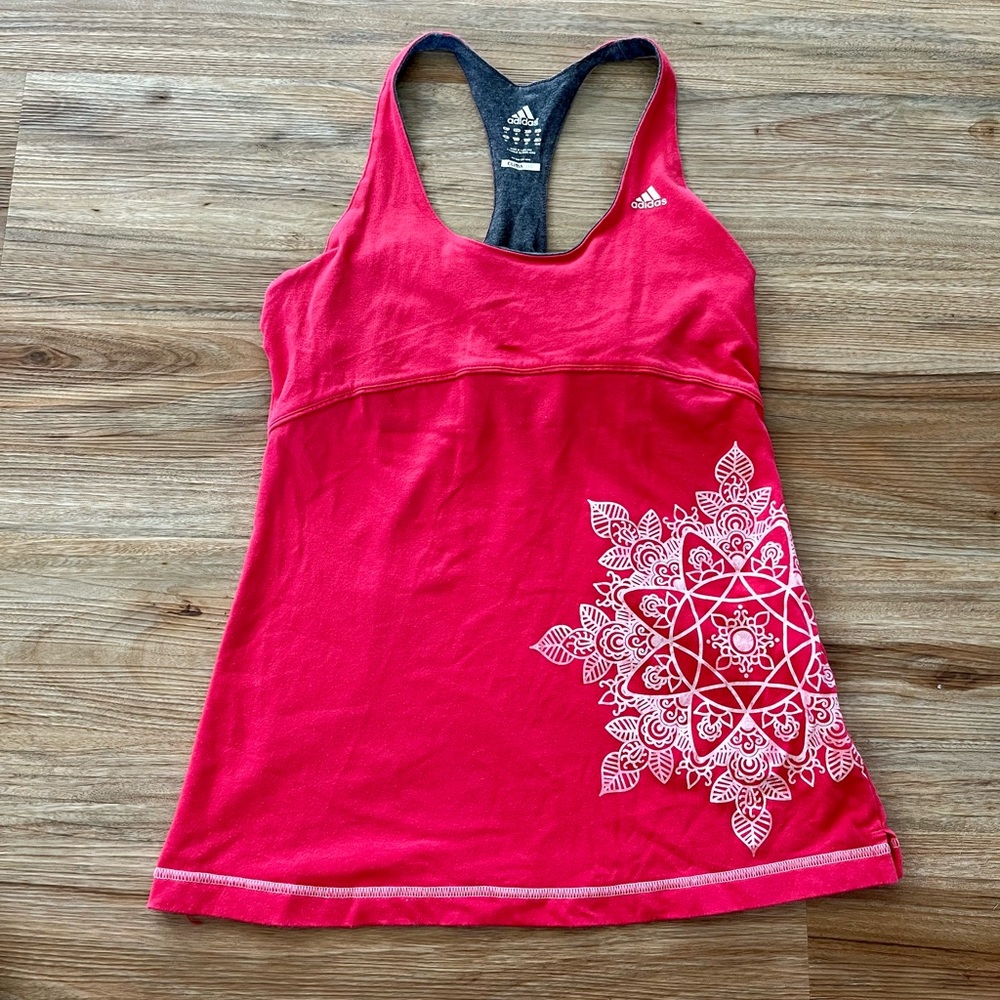 Pink Adidas Athletic Tank